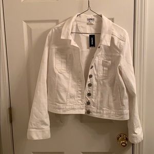 White Jean Jacket (FINAL PRICE)